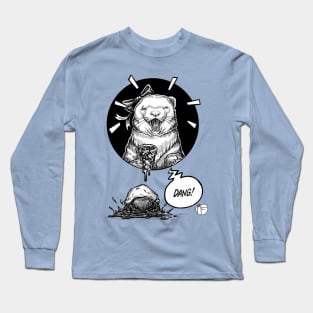 Ferret Ice Cream Cone - Dang! Long Sleeve T-Shirt